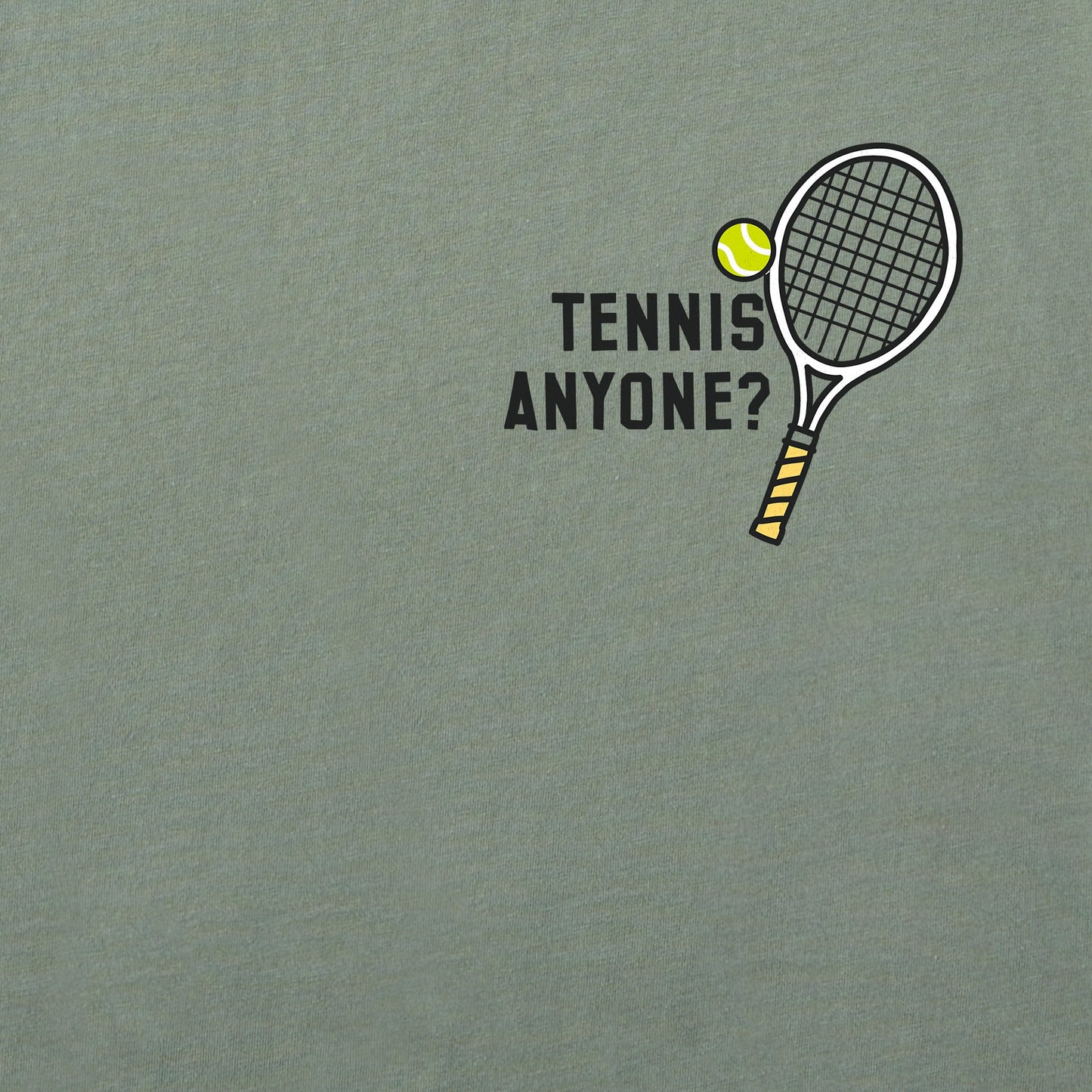 Men's Tennis Anyone Short Sleeve Crusher Tee