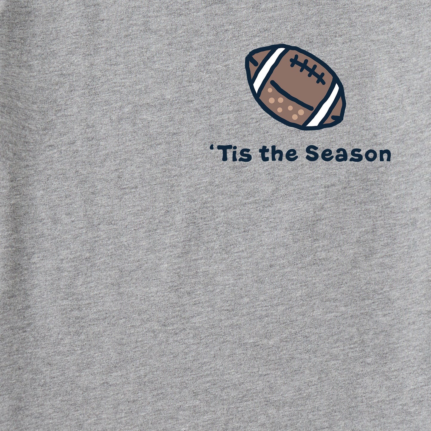 Men's Tis the Season Football Short Sleeve Tee