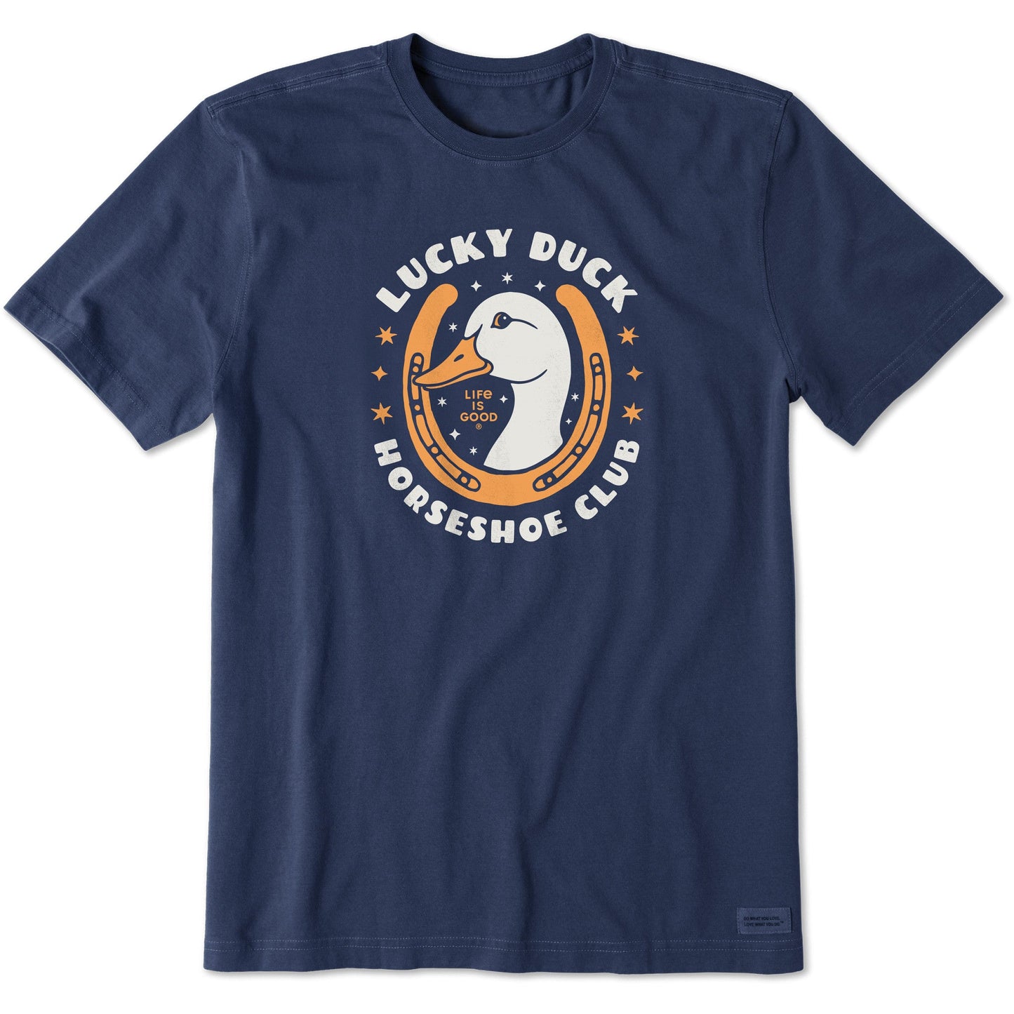 Men's Lucky Duck Horseshoe Club Short Sleeve Tee