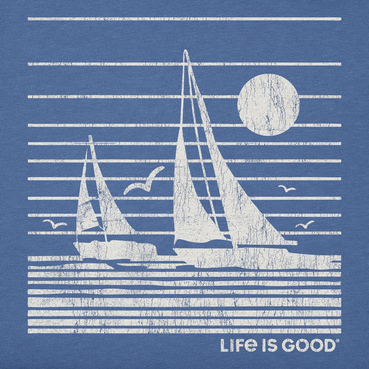 Men's Sailboat Stripes Short Sleeve Tee
