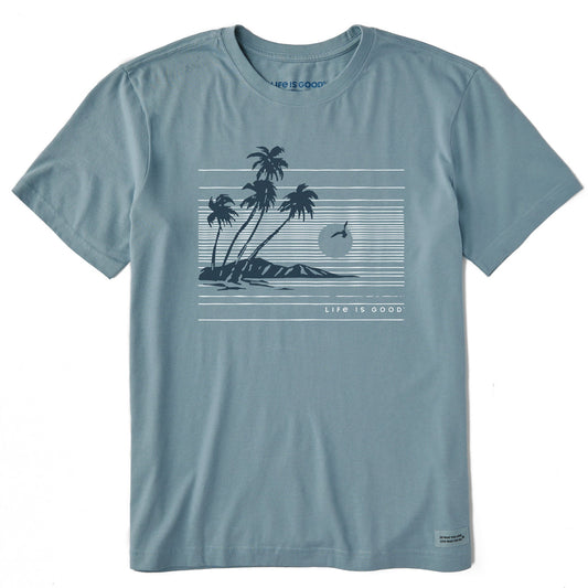 Men's Palms Sunset Short Sleeve Crusher Tee