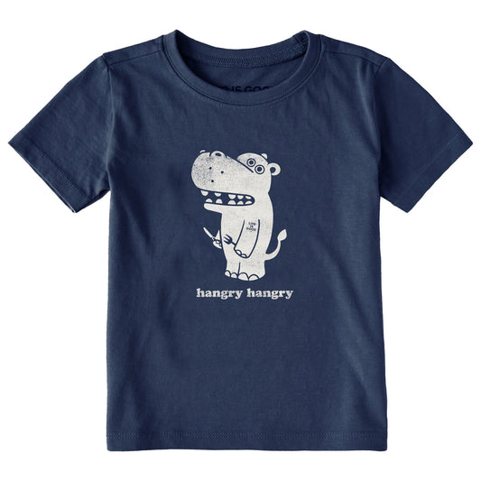 Toddler Hangry Hangry Short Sleeve Crusher Tee