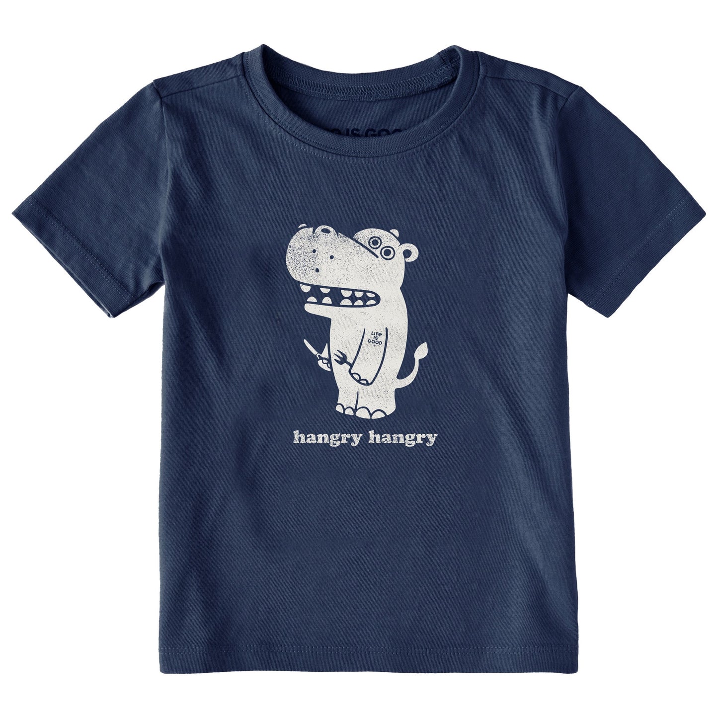 Toddler Hangry Hangry Short Sleeve Crusher Tee