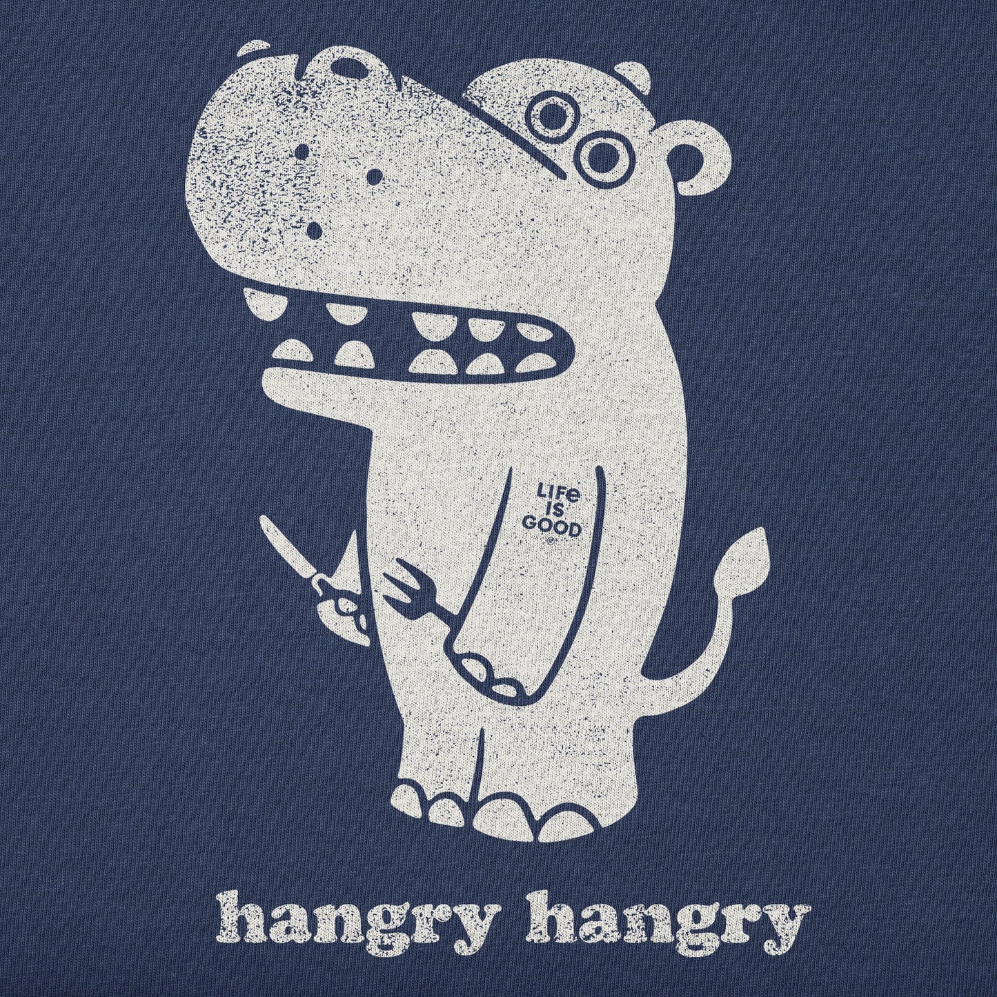 Toddler Hangry Hangry Short Sleeve Crusher Tee