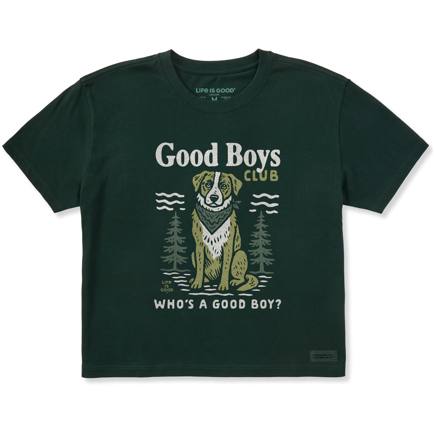 Women's Good Boys Club Short Sleeve Crusher Boxy Tee