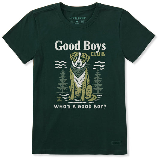Women's Good Boys Club Short Sleeve Crusher Tee