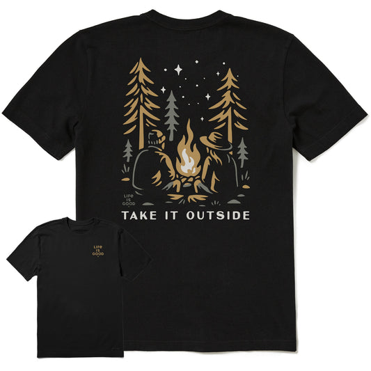 Men's Take it Outside Campfire Short Sleeve Tee