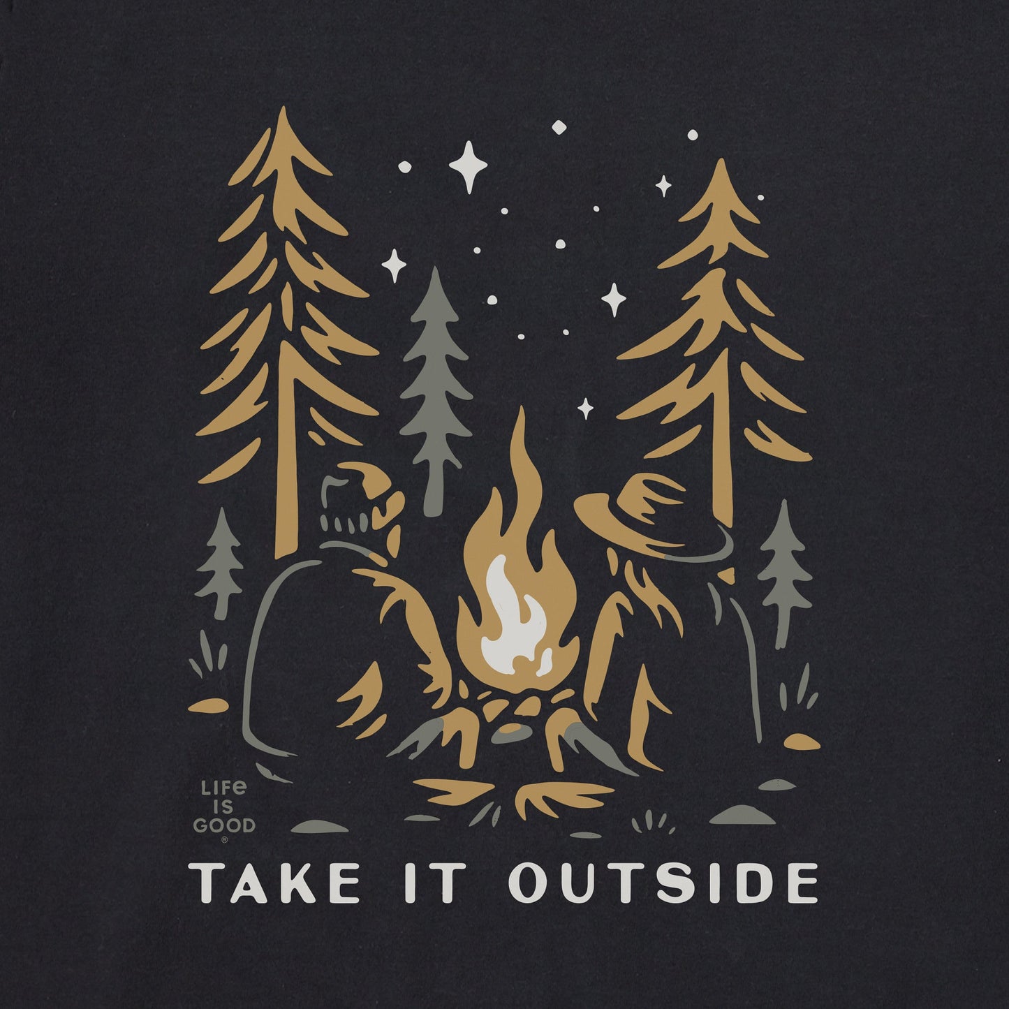 Men's Take it Outside Campfire Short Sleeve Tee