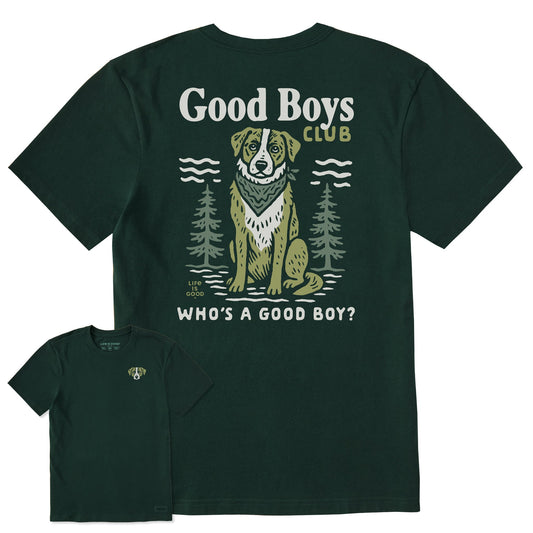 Men's Good Boys Club Short Sleeve Crusher Tee