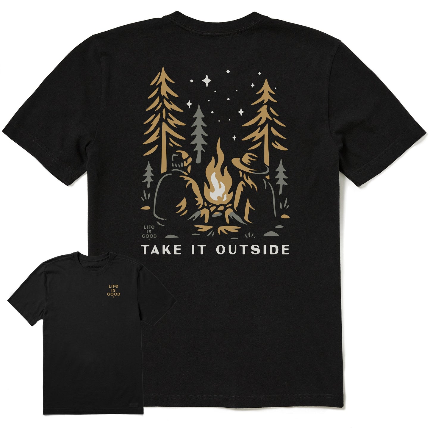 Men's Take it Outside Campfire Short Sleeve Tee