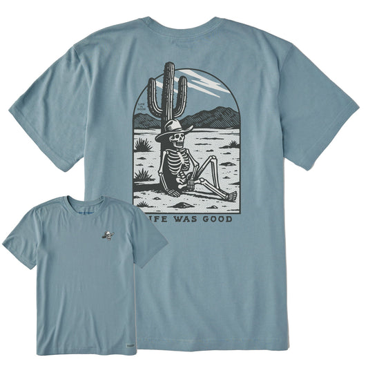 Men's Life Was Good in the West Short Sleeve Crusher Tee