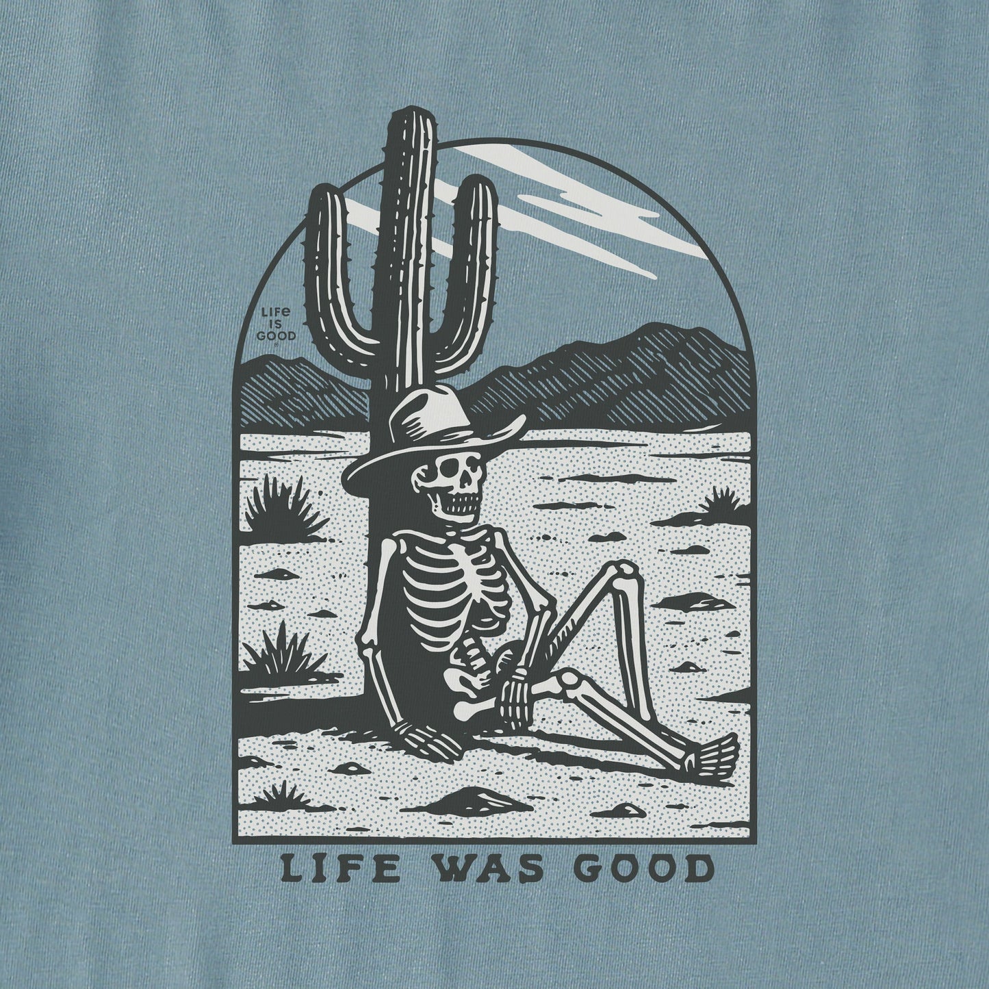 Men's Life Was Good in the West Short Sleeve Crusher Tee