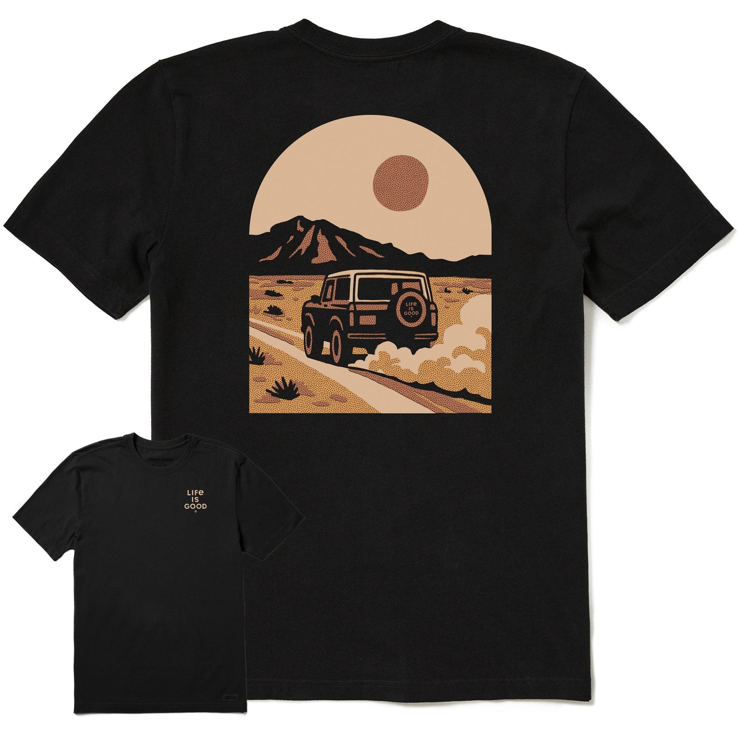 Men's Open Roads Sunset Short Sleeve Tee