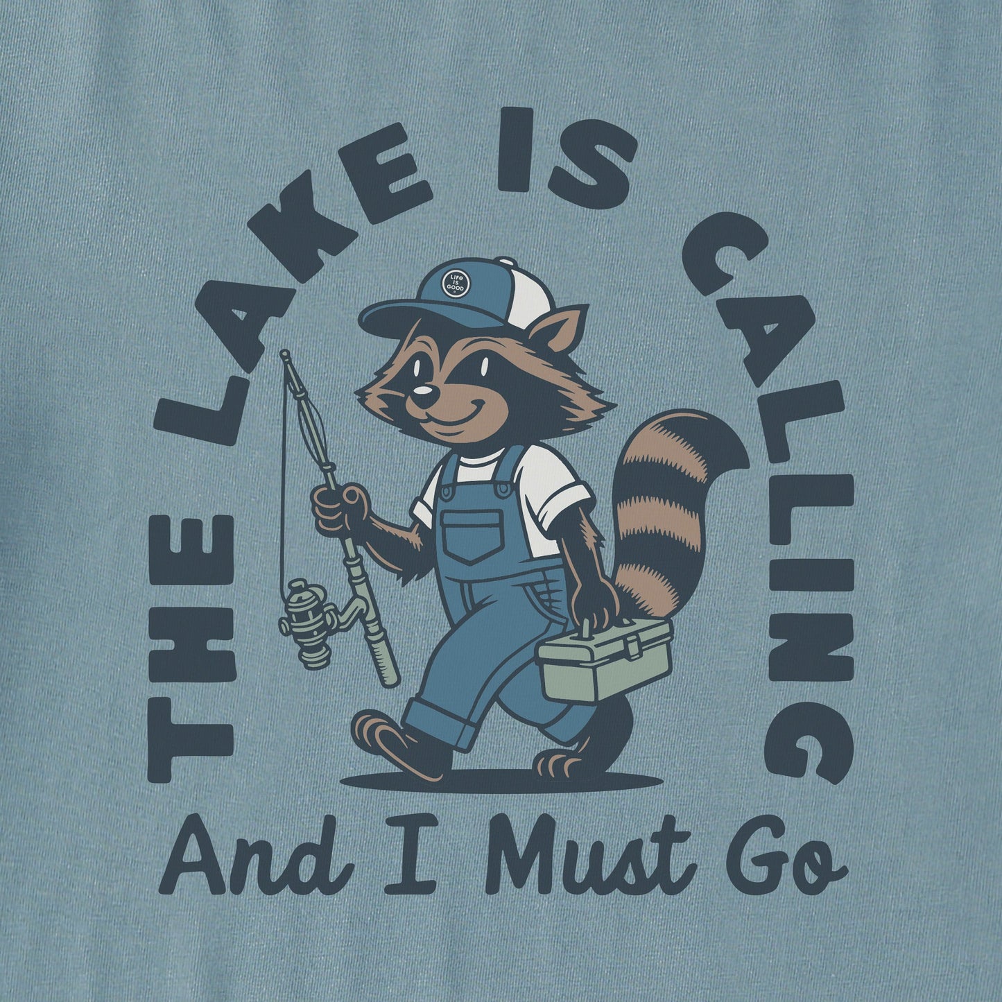 Men's The Lake is Calling Short Sleeve Crusher Tee