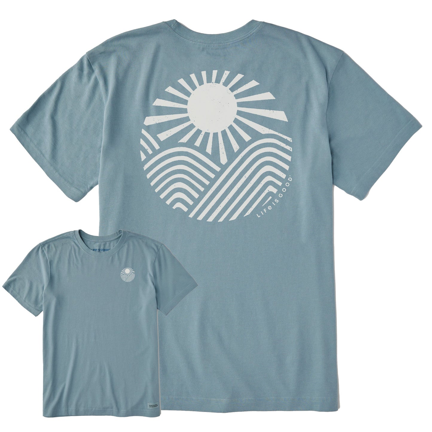 Men's Sun and Hills Short Sleeve Crusher Tee