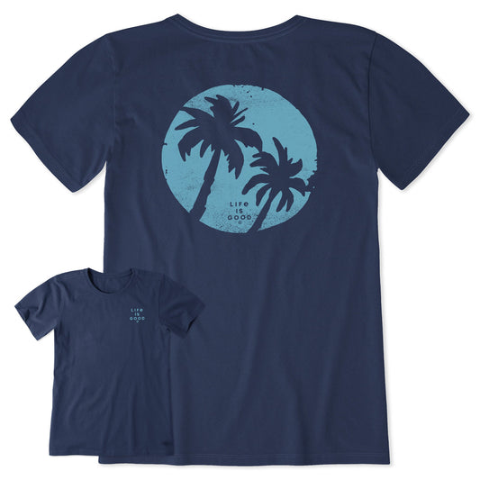 Women's Two Palms Circle Short Sleeve Tee