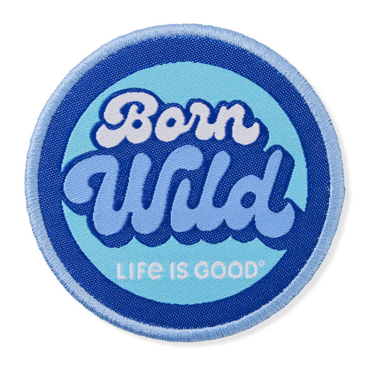 Adult Unisex Born Wild Woven Patch
