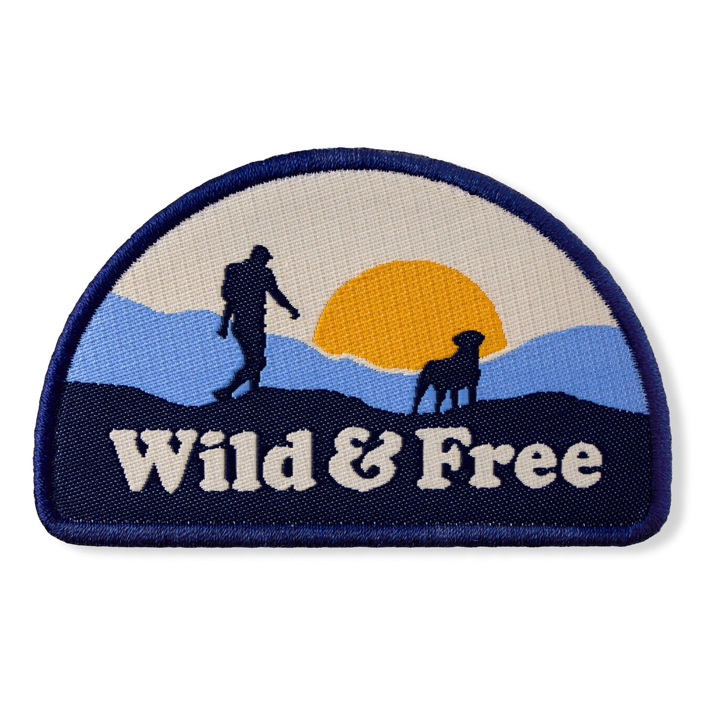 Adult Unisex Wild & Free Woven Patch