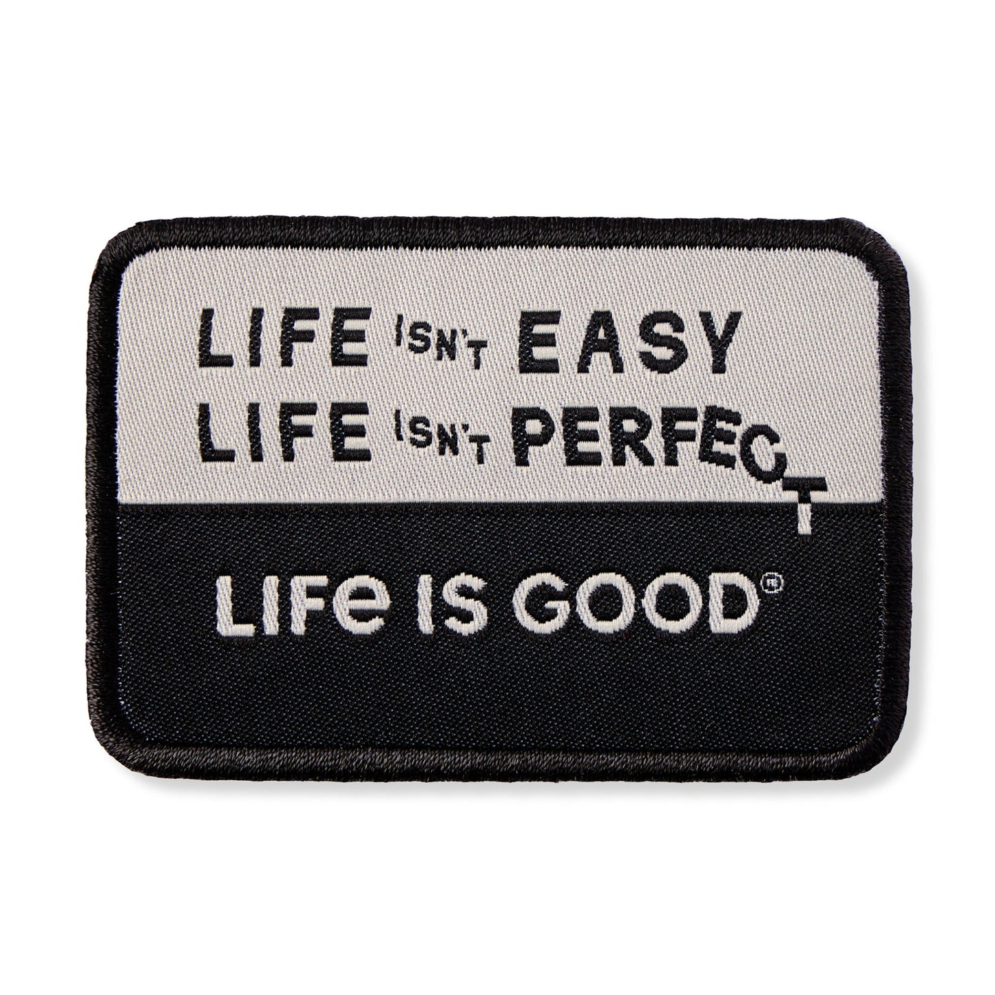 Adult Unisex Life isn't Easy Woven Patch