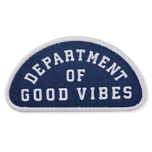 Adult Unisex Dept. of Good Vibes Woven Patch