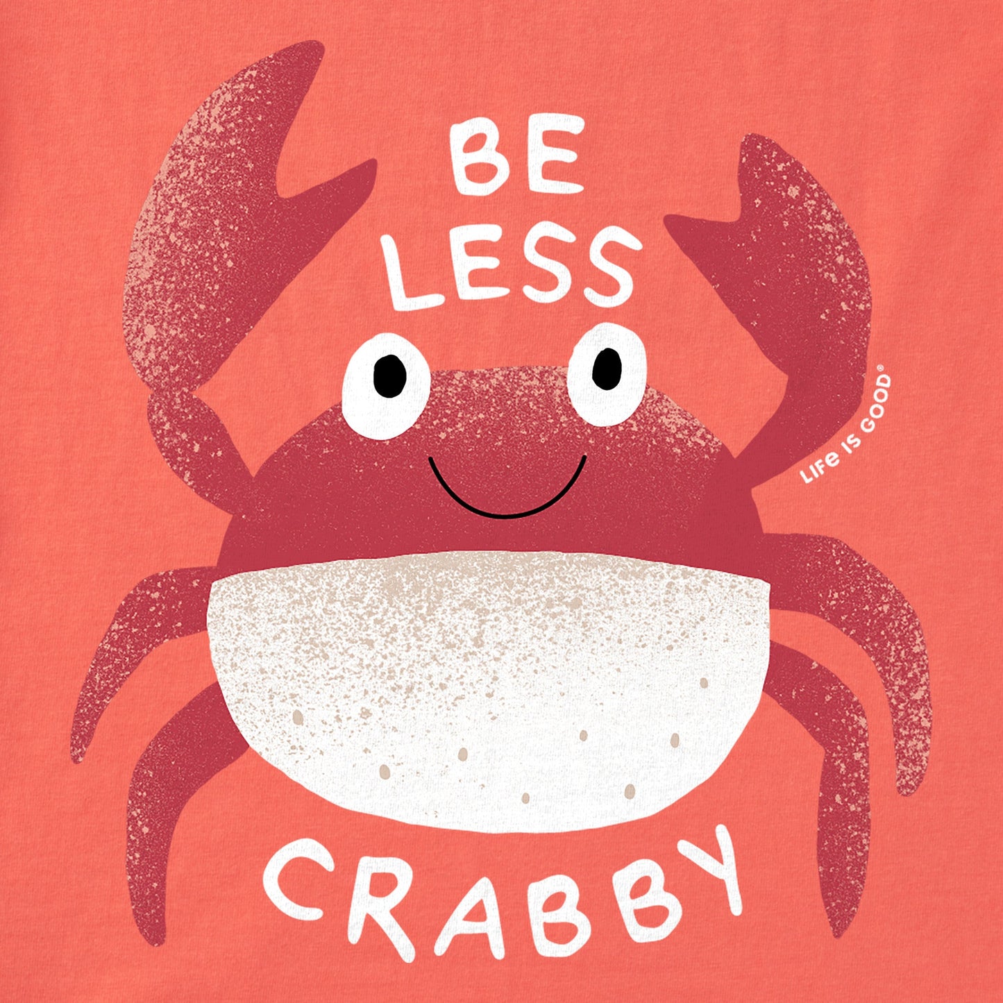 Women's Be Less Crabby Crab Short Sleeve Crusher Boxy Tee