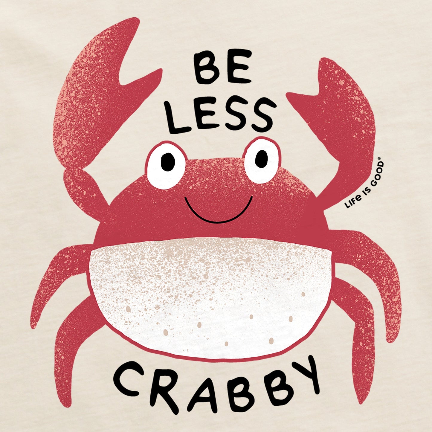 Women's Be Less Crabby Crab Short Sleeve Crusher Boxy Tee
