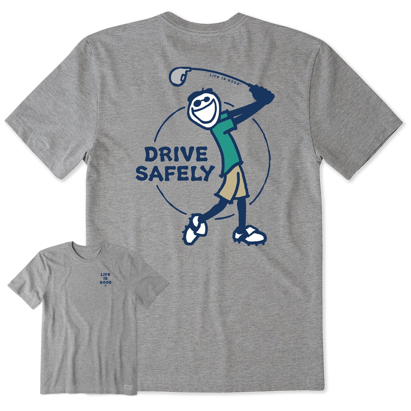 Men's Jake Golf Drive Safely Short Sleeve Tee