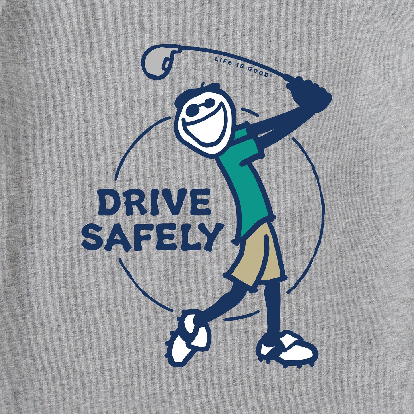 Men's Jake Golf Drive Safely Short Sleeve Tee