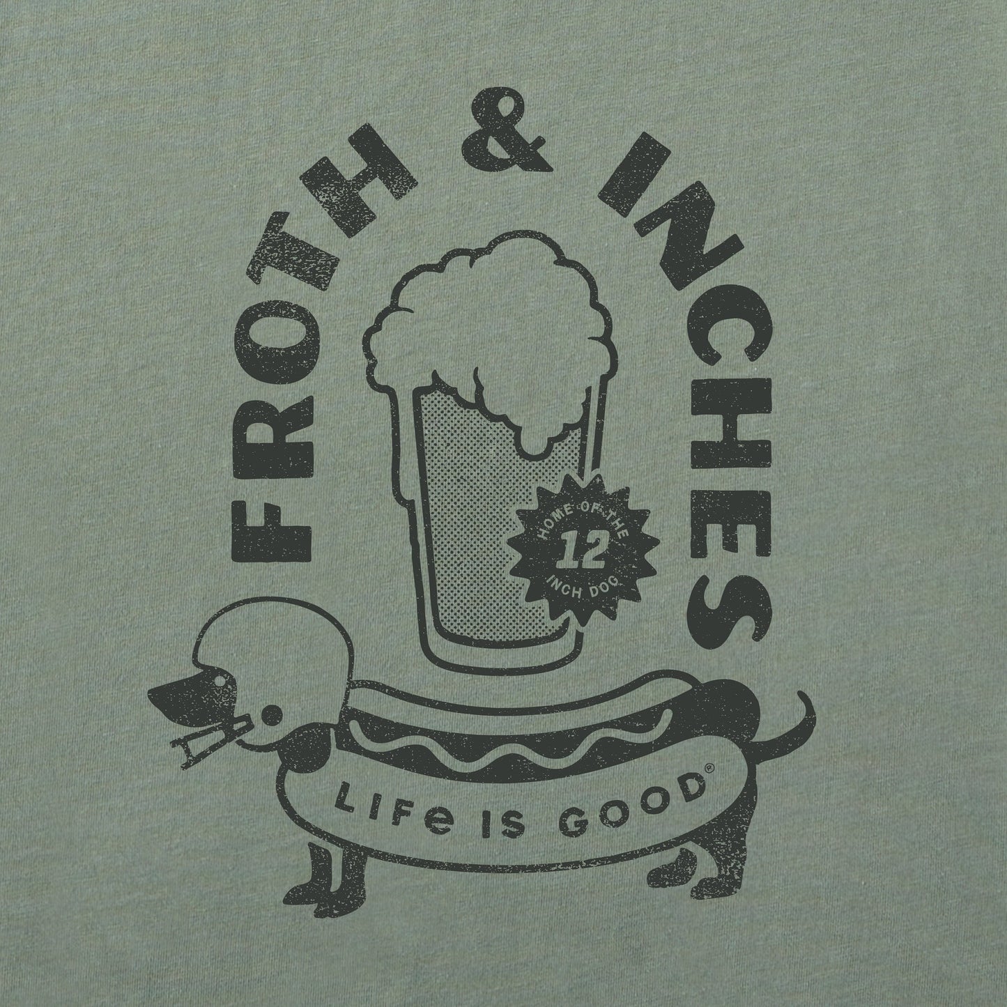Men's Froth and Inches Short Sleeve Tee