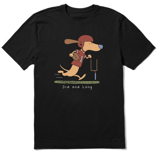 Men's 3rd and Long Dachshund Short Sleeve Tee