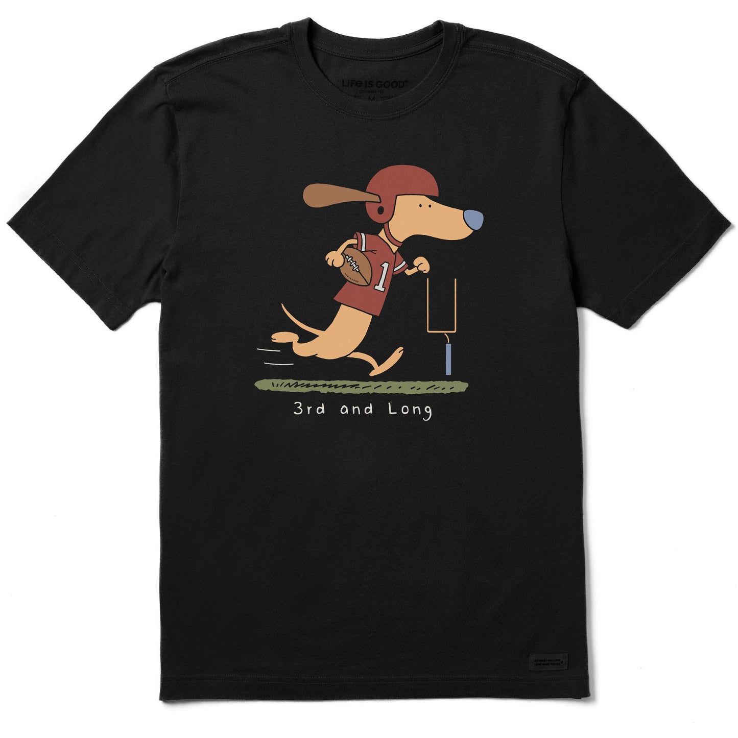 Men's 3rd and Long Dachshund Short Sleeve Tee