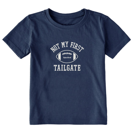 Toddler Not My First Tailgate Short Sleeve Crusher Tee
