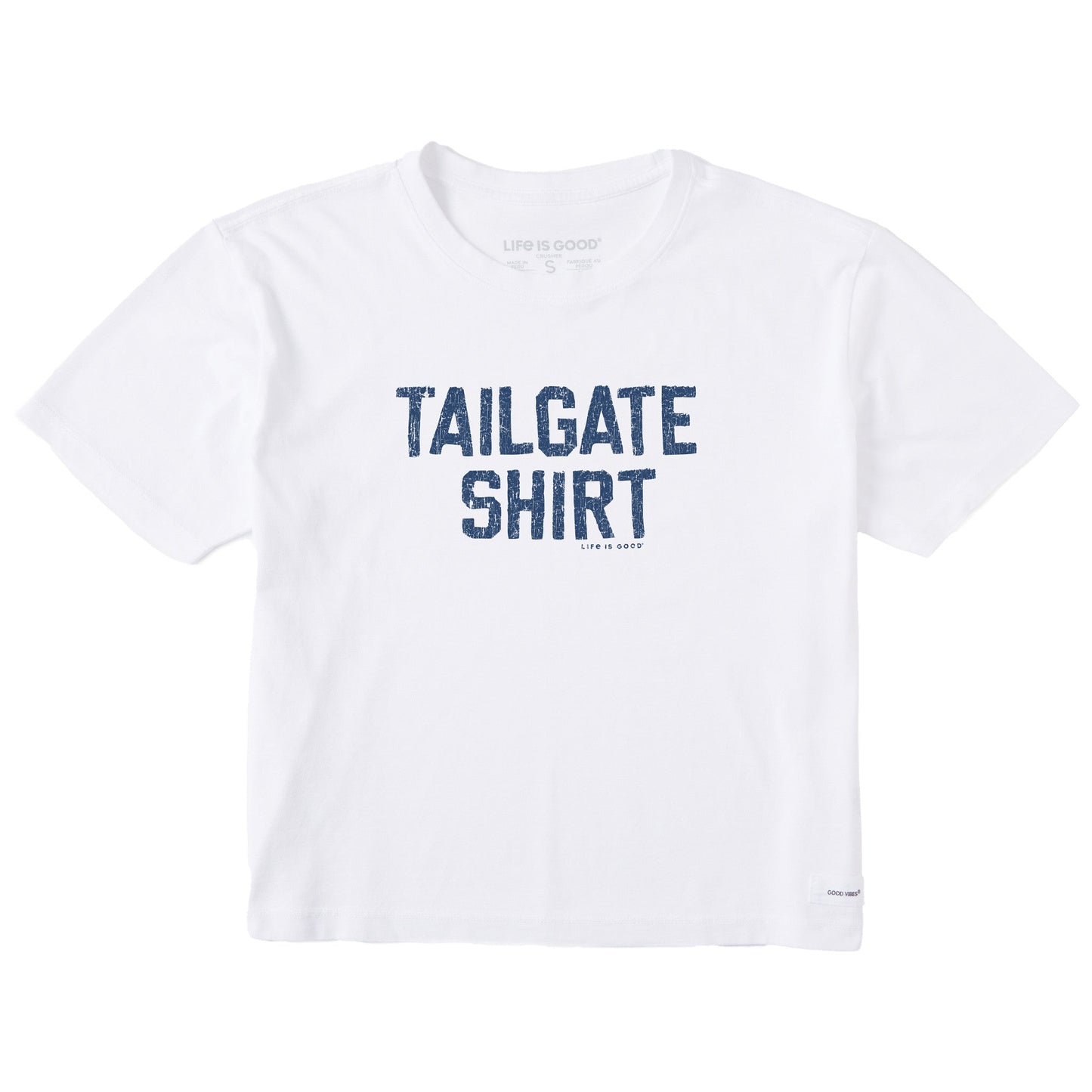 Women's Tailgate Shirt Short Sleeve Crusher Boxy Tee