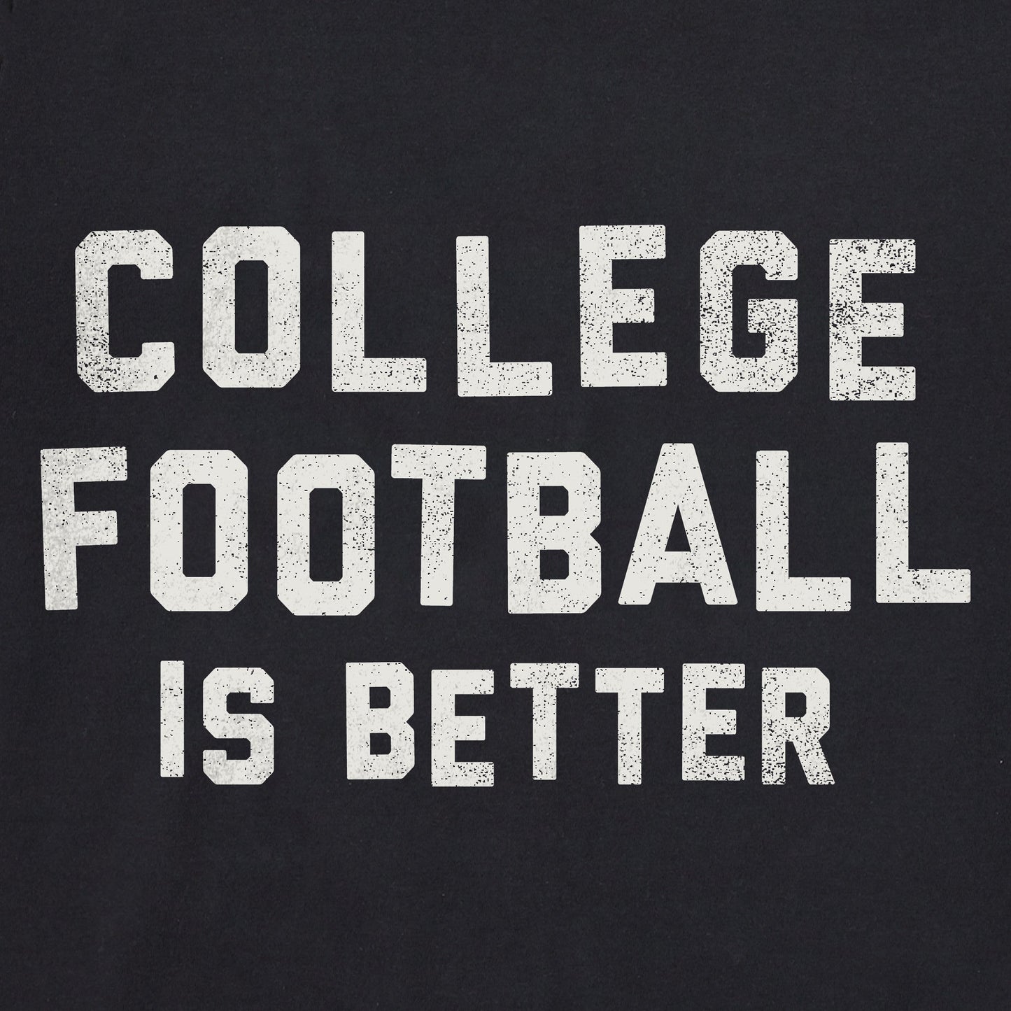 Women's College Football is Better Short Sleeve Crusher Boxy Tee