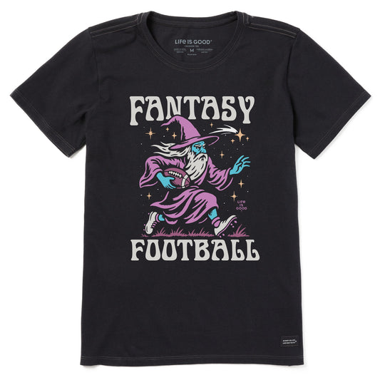 Women's Fantasy Football Rushing Wizard Short Sleeve Tee