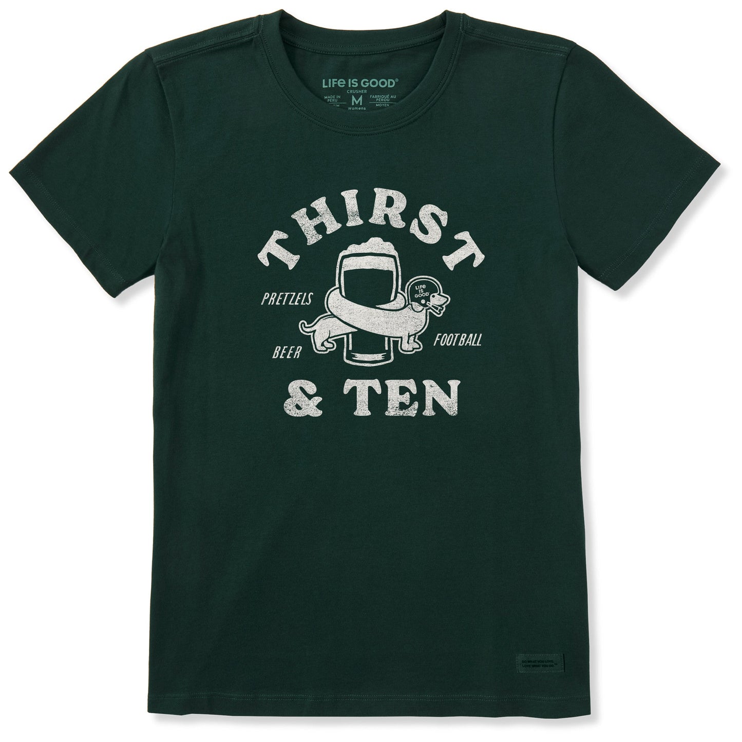 Women's Thirst and Ten Short Sleeve Crusher Tee