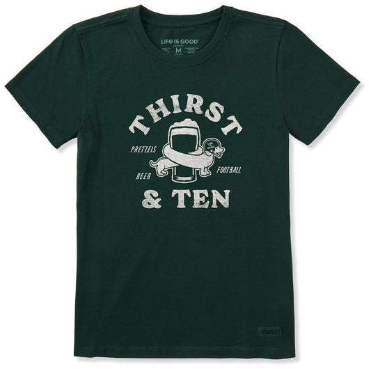 Women's Thirst and Ten Short Sleeve Crusher Tee