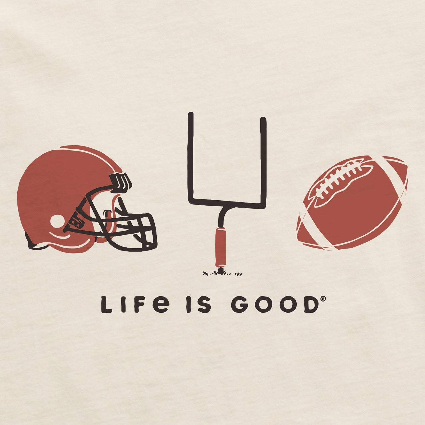 Women's Football Trio Short Sleeve Crusher Tee