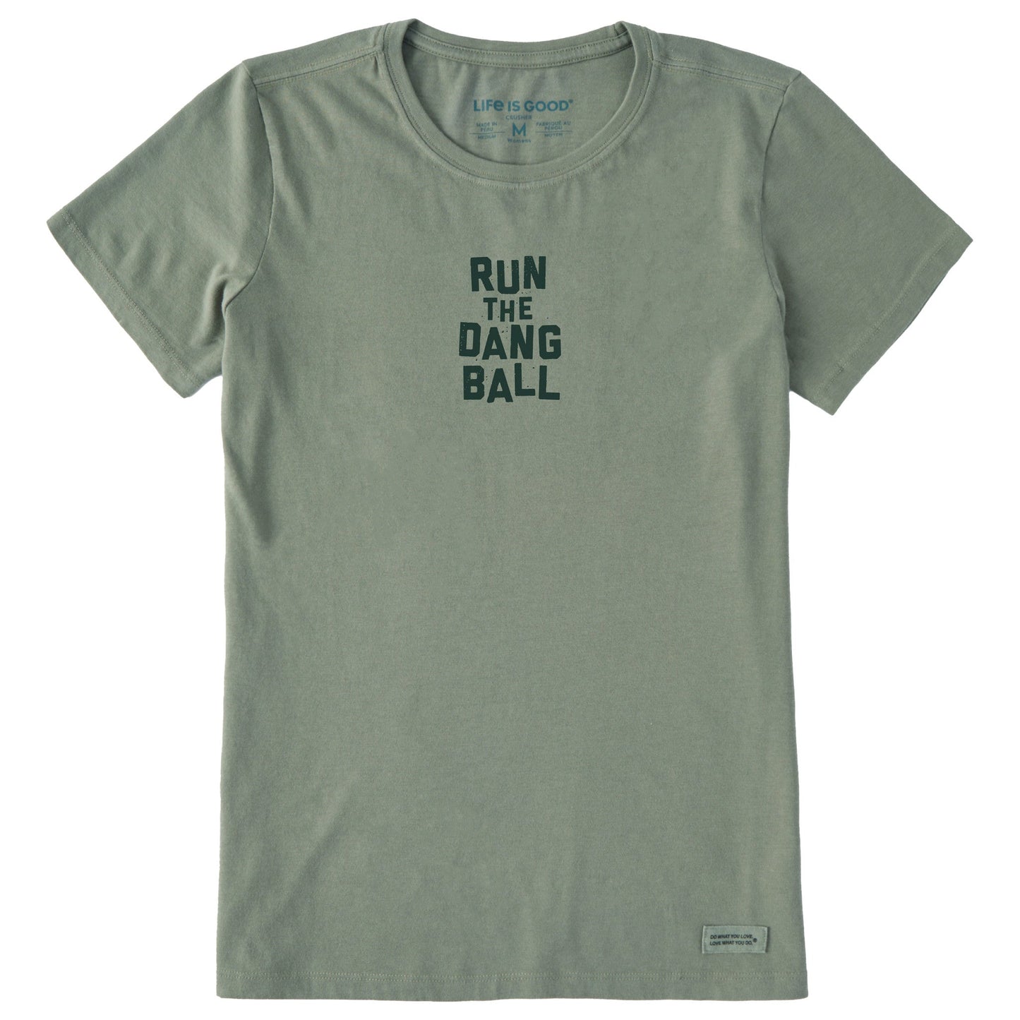Women's Run the Dang Ball Short Sleeve Crusher Tee