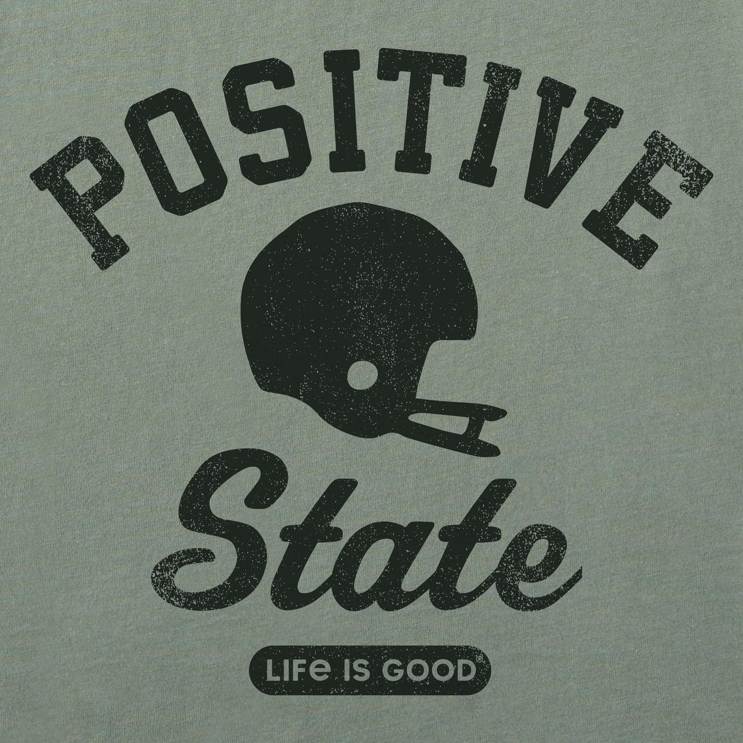Women's Positive State Football Short Sleeve Crusher Tee