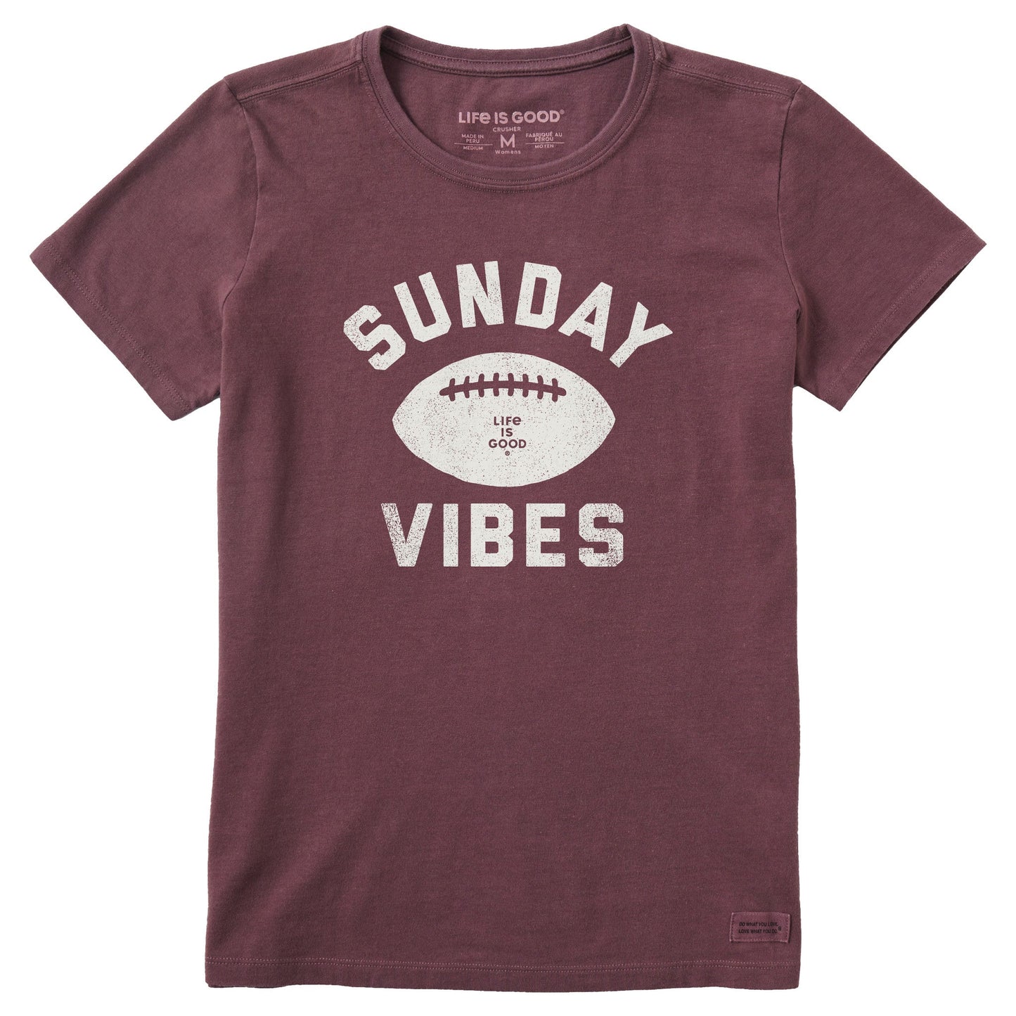 Women's Sunday Vibes Short Sleeve Crusher Tee