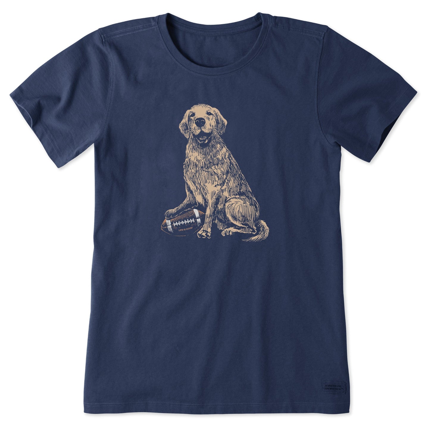 Women's Golden Football Short Sleeve Tee