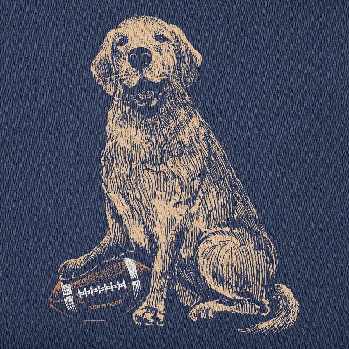 Women's Golden Football Short Sleeve Tee