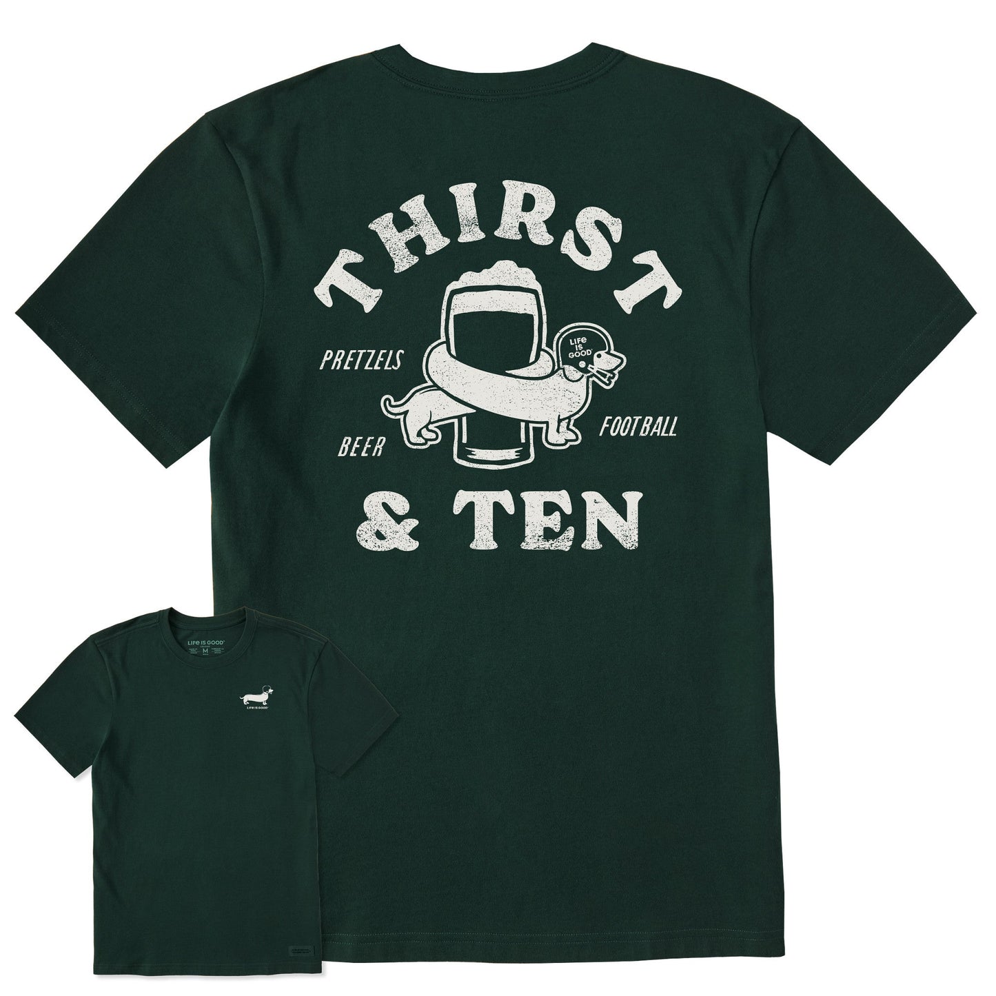 Men's Thirst and Ten Short Sleeve Crusher Tee