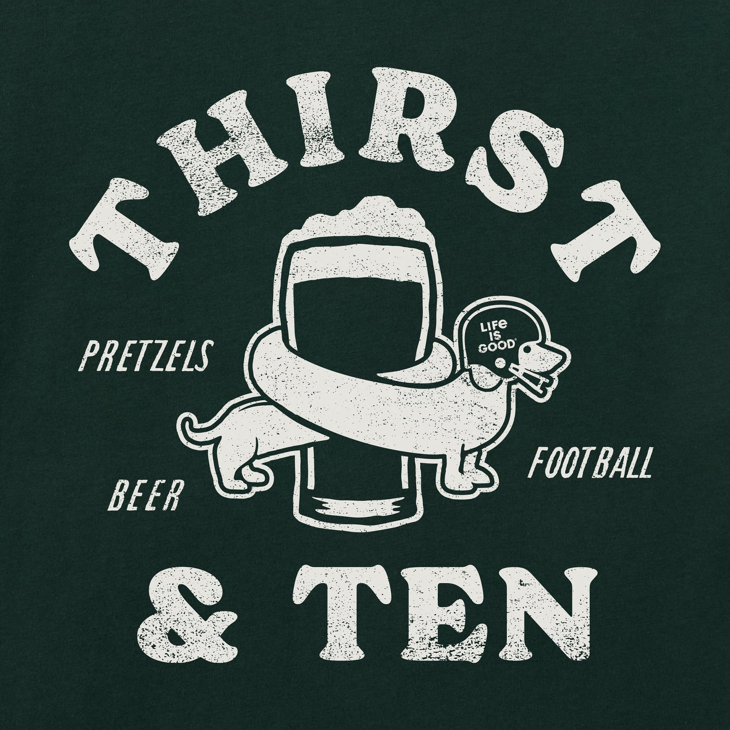 Men's Thirst and Ten Short Sleeve Crusher Tee