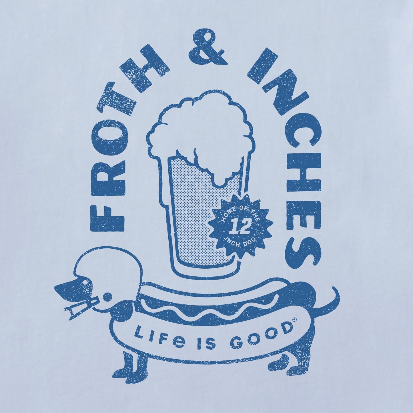 Women's Froth and Inches Short Sleeve Crusher Boxy Tee