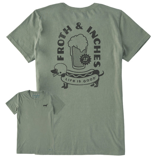 Women's Froth and Inches Short Sleeve Crusher Tee