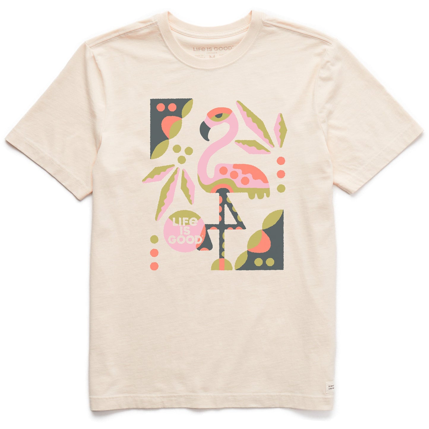 Men's Flamingo Short Sleeve Crusher Tee