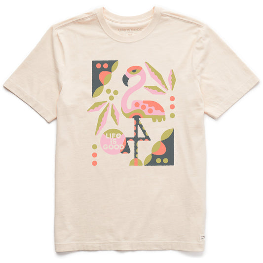 Men's Flamingo Short Sleeve Crusher Tee