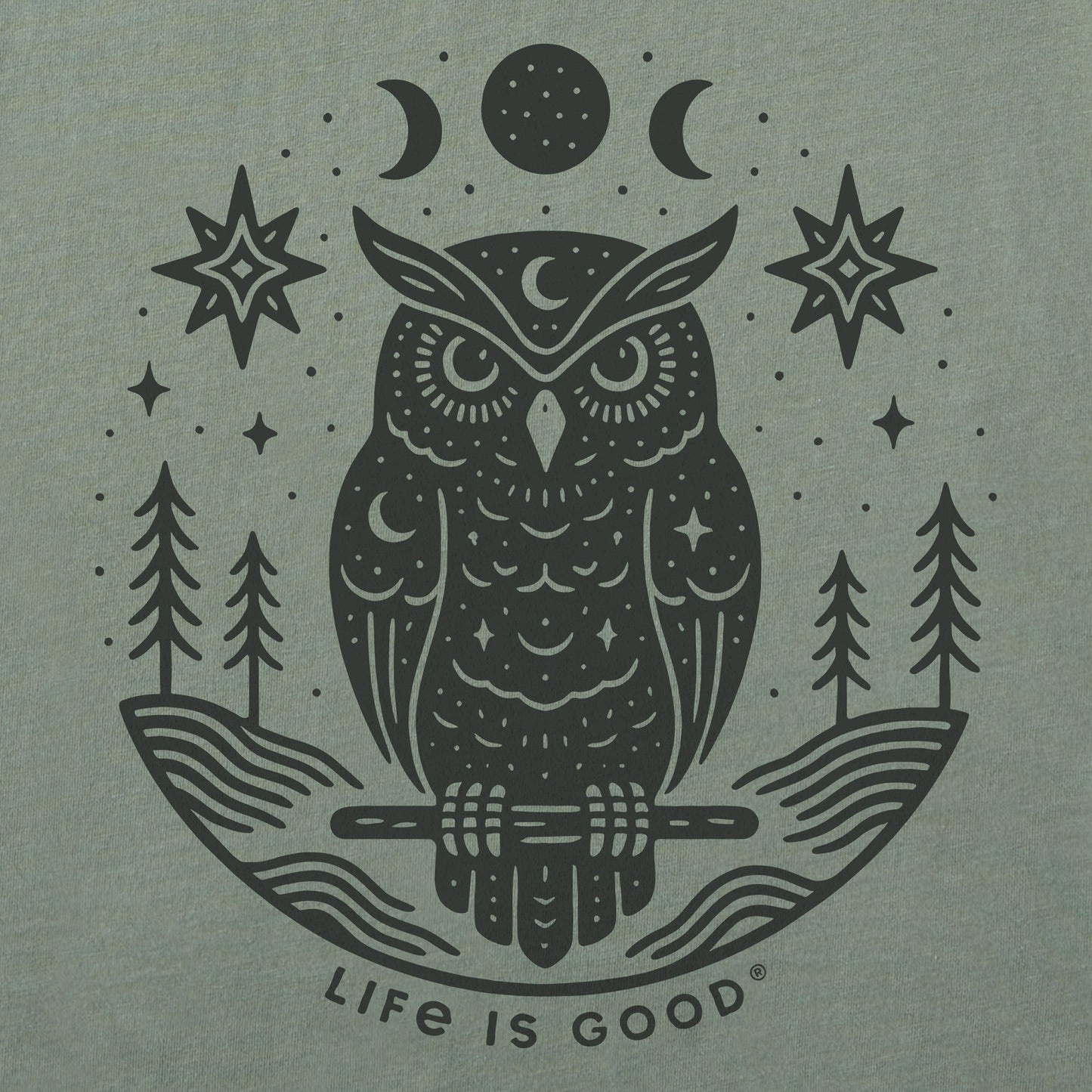 Men's Witchy Owl Short Sleeve Tee